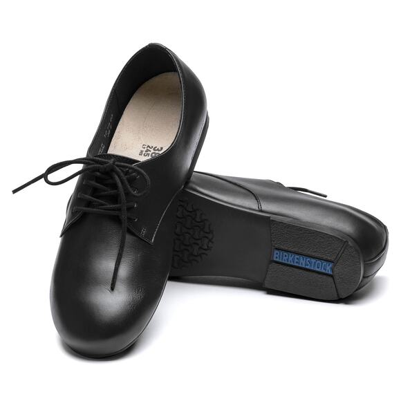 Birkenstock Black Landshut Real Leather Wide / Normal Footbed Shoes Size 37 NWT main image 11
